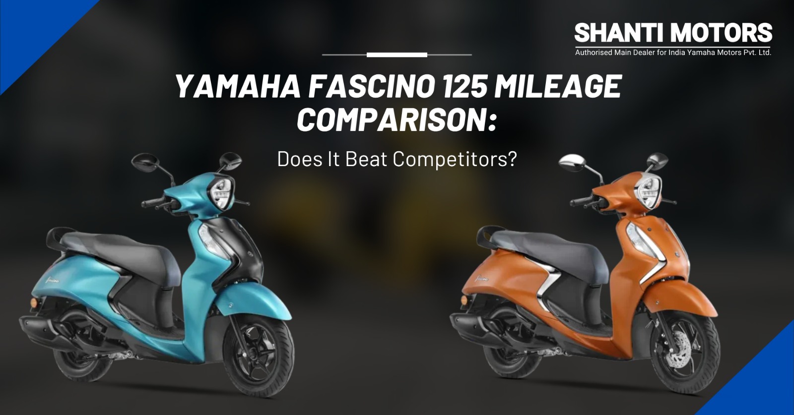 ex showroom mileage of yamaha fascino 125