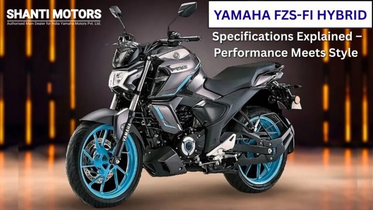Yamaha FZS-FI Hybrid